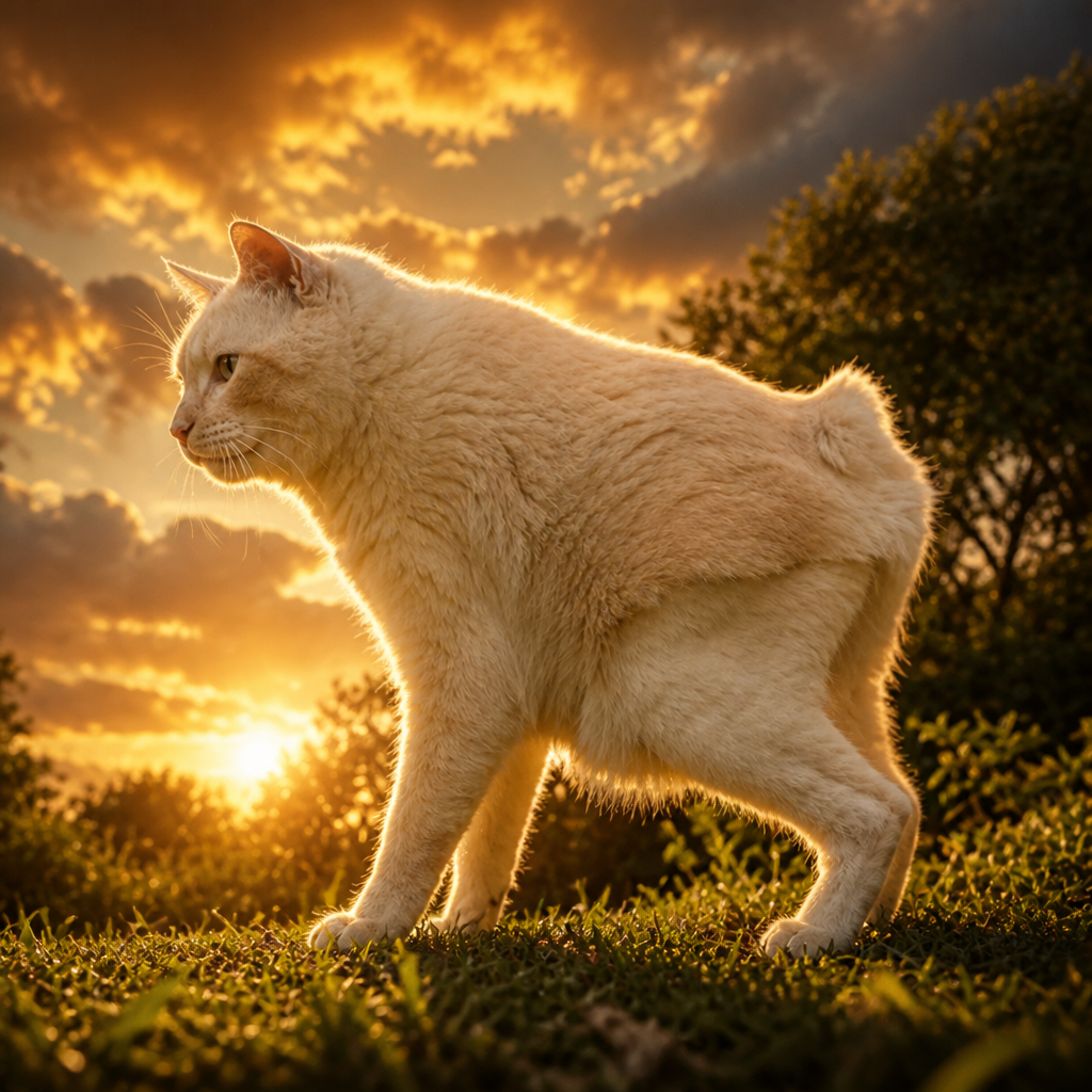 Nenem in golden hour light
